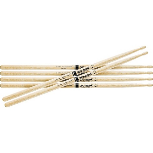 Promark Japanese White Oak Drum Sticks 3-Pair Nylon 727 - image 1 of 2