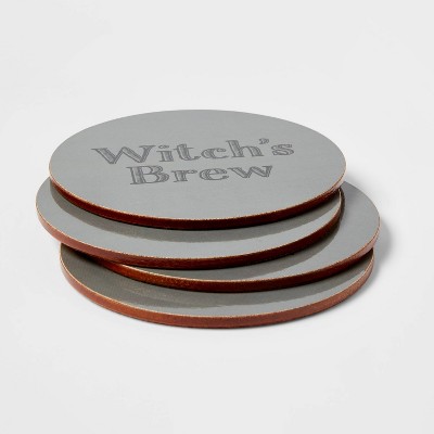 4pk Cork Witch's Brew Coasters - Threshold™