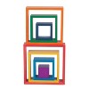 TickiT Wooden Rainbow Architect Squares, Set of 7 - image 4 of 4