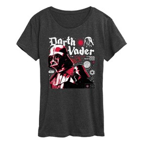 Women's - Star Wars - Darth Vader Zine Short Sleeve Graphic T-Shirt - 1 of 4