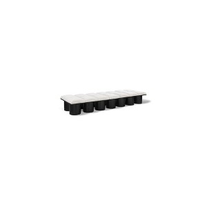 Meridian Furniture,Pavilion Boucle Fabric Bench - 1 of 4