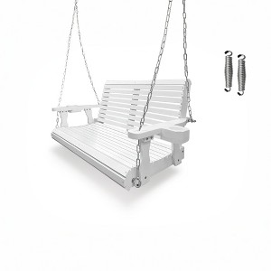 Fortune Candy Porch Swing 2-Seater for Outdoor Patio Garden Yard - 1 of 4