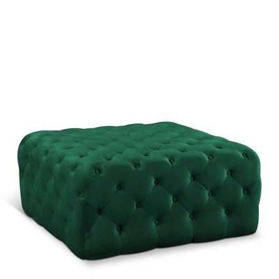 Meridian Furniture,Ariel Velvet Ottoman/Bench