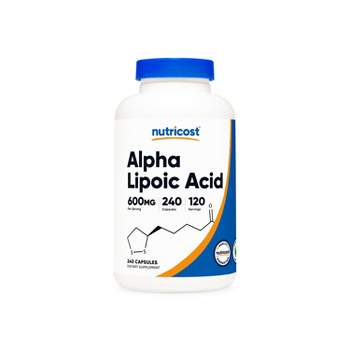 Nutricost Alpha Lipoic Acid Capsules (600 MG) (240 Capsules)