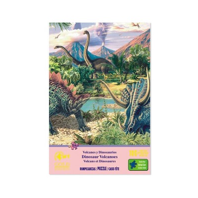 Wuundentoy Gold Edition:  Dinosaur Volcanoes Kids' Jigsaw Puzzle - 100pc