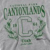 Men's Canyonlands National Park Prickly Pear Wreath Crewneck Sweatshirt - 2 of 4