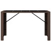 vidaXL Bar Table Counter Height Bar Table for Kitchen Dining Room Poly Rattan - 3 of 4