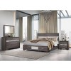 GlasFlength Decorative Wall Mirrors Warm Mirror Cozy Mirror Inviting Mirror Blended Mirror Rectangular Mirror for Bedroom, Gray, 36.54"*1.14"*46.46" - 2 of 4