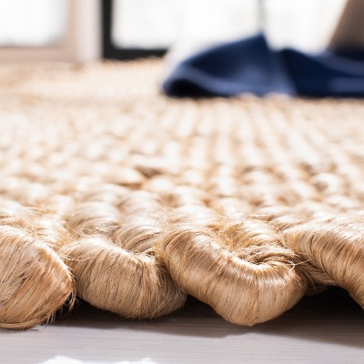 Natural Fiber Hand Woven Jute Area Rug 2'6" x 4'