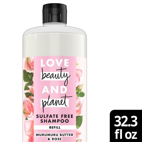 Love Beauty And Planet Murumuru Butter & Rose Free Shampoo Refill For Color Treated Hair - 32.3 Fl Oz : Target