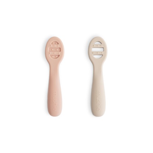 Mushie First Feeding Baby Spoons 2-Pack - image 1 of 4