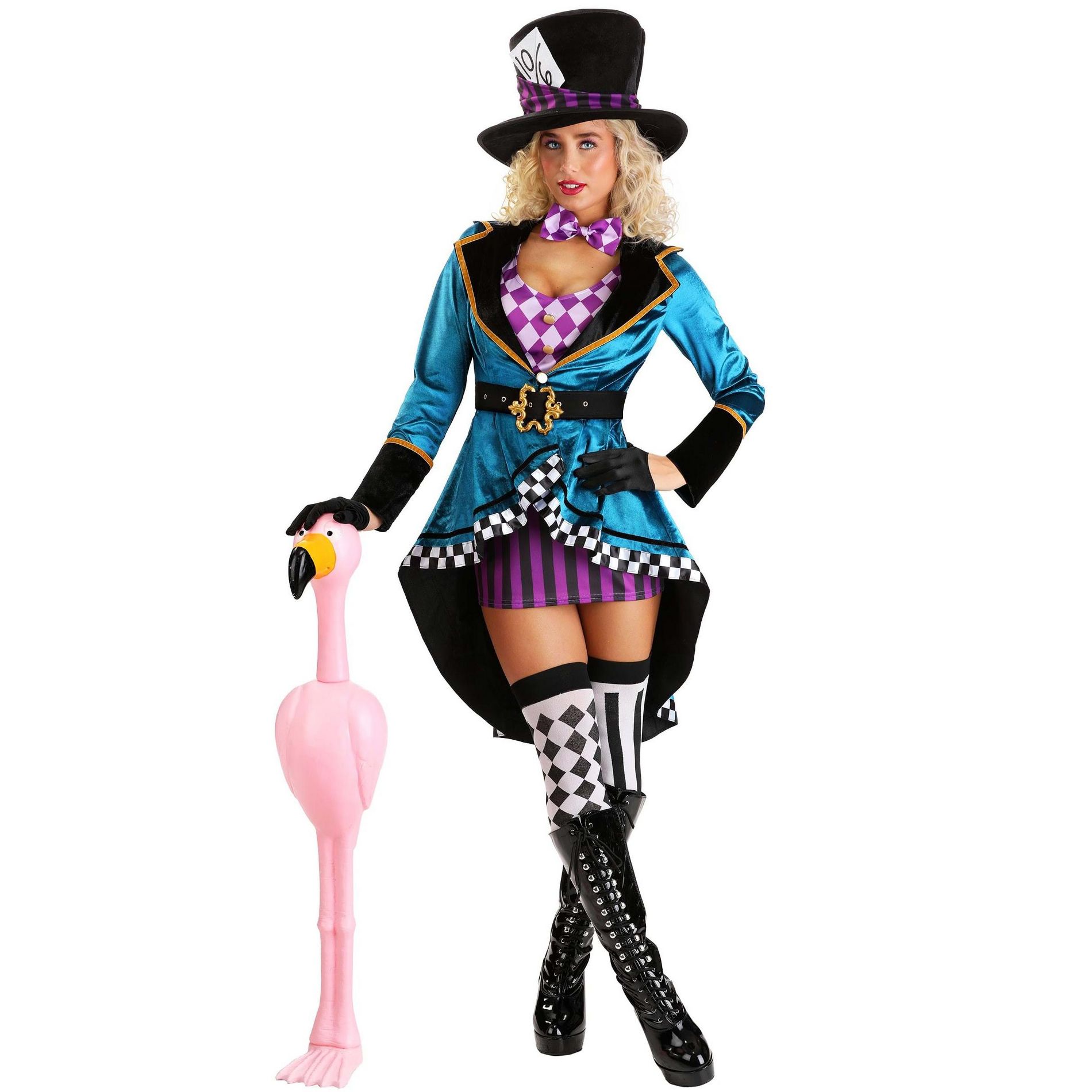 HalloweenCostumes.com Adult Purple Panache Mad Hatter Costume | Mad Hatter Costumes