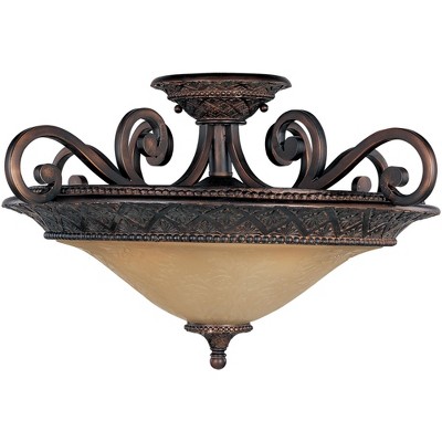 Maxim Lighting Symphony 3 - Light Semi-Flush Mount in  Oil Rubbed Bronze