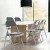Real Relax Folding Chairs with Padded Seats for Events Home Office, Pu Leather Folding Chair - 2 of 4