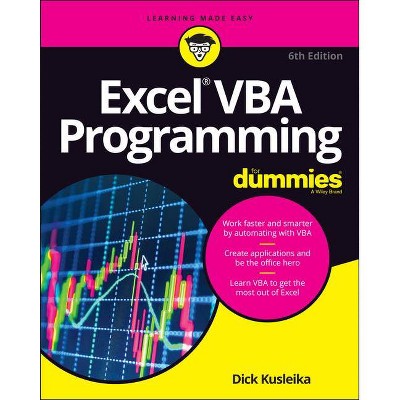 Excel Vba Programming For Dummies - 6th Edition By Dick Kusleika ...