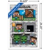 Trends International Minecraft - Chibi Chased By Zombies Framed Wall Poster Prints - 3 of 4