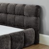 GDFStudio Olivia Chenille Upholstered Tufted Bed with Headboard - 3 of 4