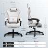 GTPLAYER Gaming Chair, Computer Office Chair with Pocket Spring Cushion, Linkage Armrests and Footrest - 3 of 4