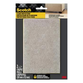 SoftTouch by Waxman Self-Stick Felt Pads - 48 Pack - Black - 1 Inch 48 ct