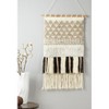 Saro Lifestyle Textured Woven Wall Hanging, 20"x36", Natural - 3 of 3