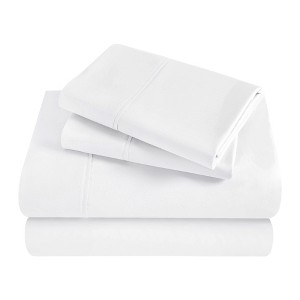 700-Thread Count Egyptian Cotton Deep Pocket Sheet Set by Blue Nile Mills - 1 of 4