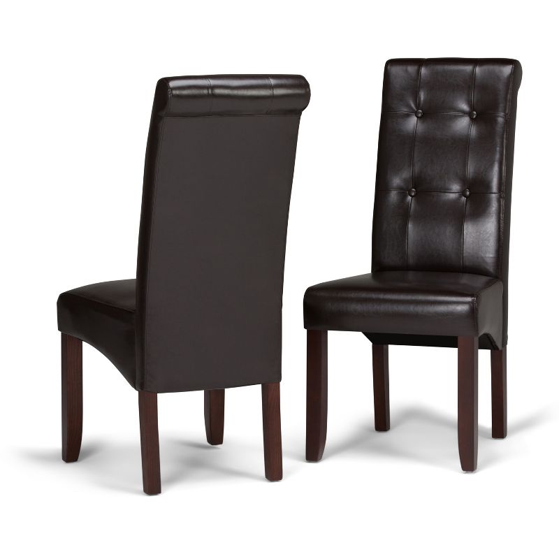Set of 2 Essex Deluxe Tufted Parson Chair - Wyndenhall, 1 of 13
