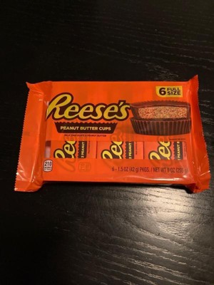 Reese's Peanut Butter Snack Size Cups Bag - 4.4oz/8ct : Target