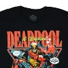 Seven Times Six Marvel Comics Deadpool Wolverine Shirt Cradling Bubs Adult Short Sleeve Tee Black - 3 of 3