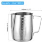 Unique Bargains Coffee Machine Accessories Stainless Steel Milk Frothing Pitcher with Latte Art Pen - 2 of 3