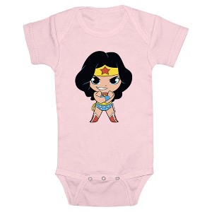 Infant's DC Super Friends Chibi Wonder Woman Bodysuit - 1 of 3
