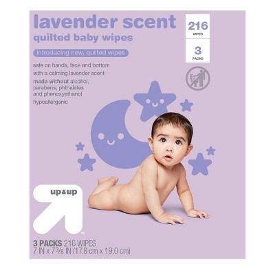 Lavender Baby Wipes - 216ct - up &#38; up&#8482;