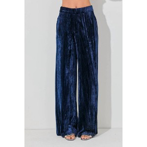 Women's Velvet Pants - Baevely by Wellmade - 1 of 3