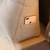 BAFODE Large Bolster Triangular Headboard Wedge Backrest Positioning Support Bed Rest Reading Pillows Headboard Wedge Pillows with Removable, Gray - 2 of 4
