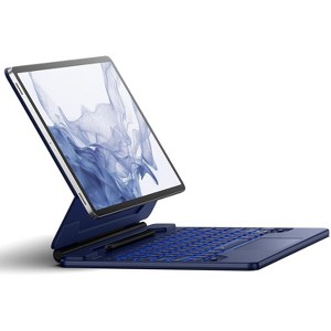 Dexnor for Samsung Galaxy Tab S10+ Plus/S9+ Plus/S9 FE+ Plus/S8+ Plus/S7+ Plus/S7 FE Case with Keyboard Floating Cantilever Magnetic Stand - 1 of 3