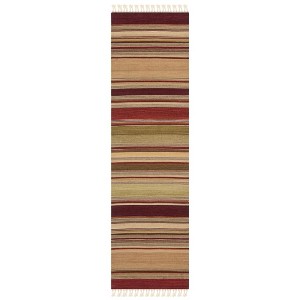 Striped Kilim STK313 Hand Woven Indoor Rugs - Safavieh - 1 of 4
