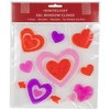 Northlight 14-Piece Red and Pink Heart Valentine's Day Gel Window Clings - 3 of 4