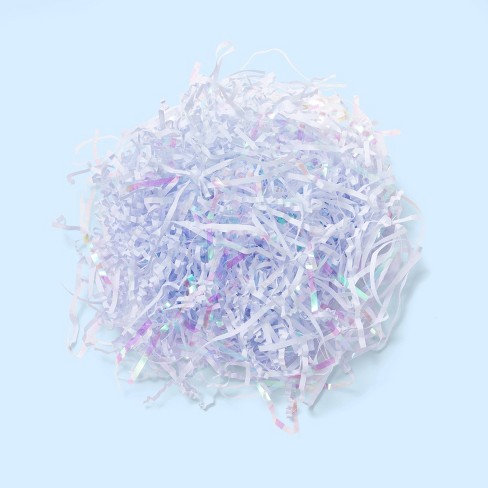 Iridescent Paper Shred White - Spritz™ - image 1 of 3