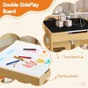 LOVSON 3-in-1 Children's Study Desk and Chair Set, Multifunctional Activity Table with Removable Chalkboard Top, Suitable for Drawing/Reading/Playing - 4 of 4