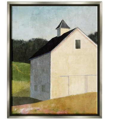 Stupell Industries Countryside Hills Barn SceneryFloater Canvas Wall Art