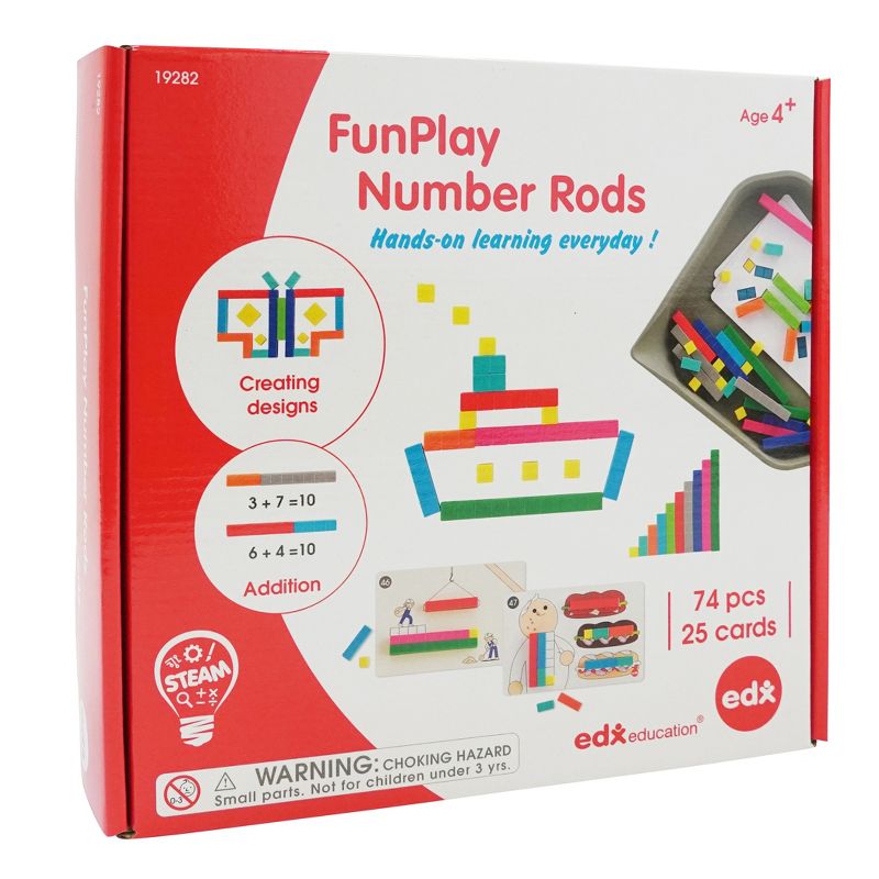 Edx Education FunPlay Number Rods, 1 of 5