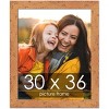 PosterPalooza | Shabby Chic Orange Picture Frame - UV Acrylic, Foam Board Backing, Hanging Hardware - 2 of 4