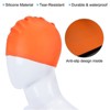 Unique Bargains Silicone Waterproof Non-Slip High-Stretch Swim Cap - 4 of 4