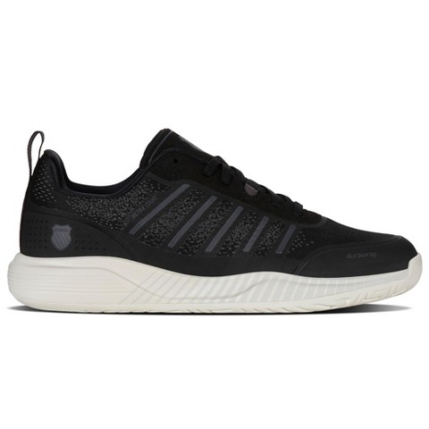 K-Swiss Men's Ultra Court Pickleball Shoe (Black/Snow White/Asphalt) (8)