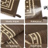 Outdoor Rugs Modern Plastic Straw Rugs, Waterproof Patio Modern Border Camping Carpet, Lightweight Reversible Floor Mats - 3 of 4