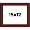 PosterPalooza | Weathered Red Picture Frame - UV Acrylic, Backing Board, Hanging Hardware Included - 2 of 4