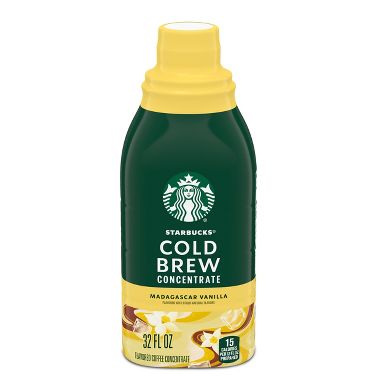Starbucks Cold Brew Coffee — Madagascar Vanilla — Multi Serve Concentrate — 1 bottle (32 fl oz.)