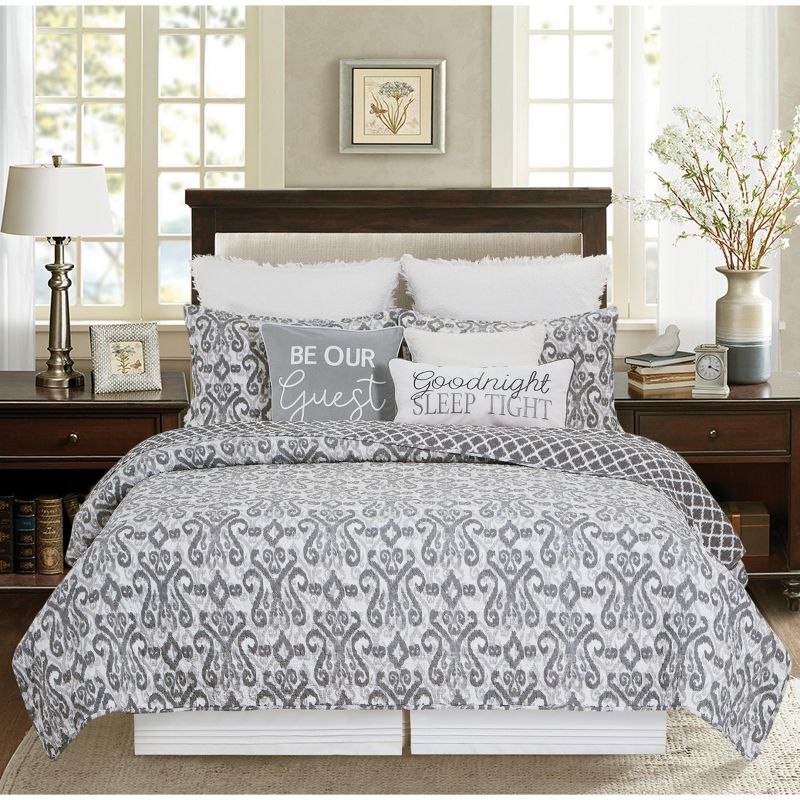 C&F Home Heather Cotton Quilt Set - Reversible and Machine Washable, 2 of 7