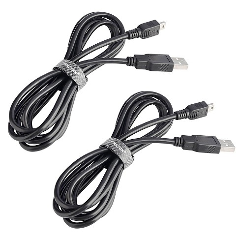 Insten 2 Pack 6ft Usb Charger Charging Cable For Sony Ps3 Controller Target