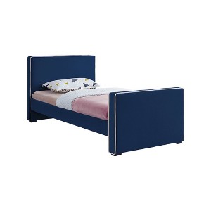 Meridian Furniture,Dillard Velvet Bed - 1 of 4