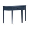 Pine Veneer Console Table with Vertical Stripe Drawers and Four Legs, Versatile Aesthetic - 4 of 4